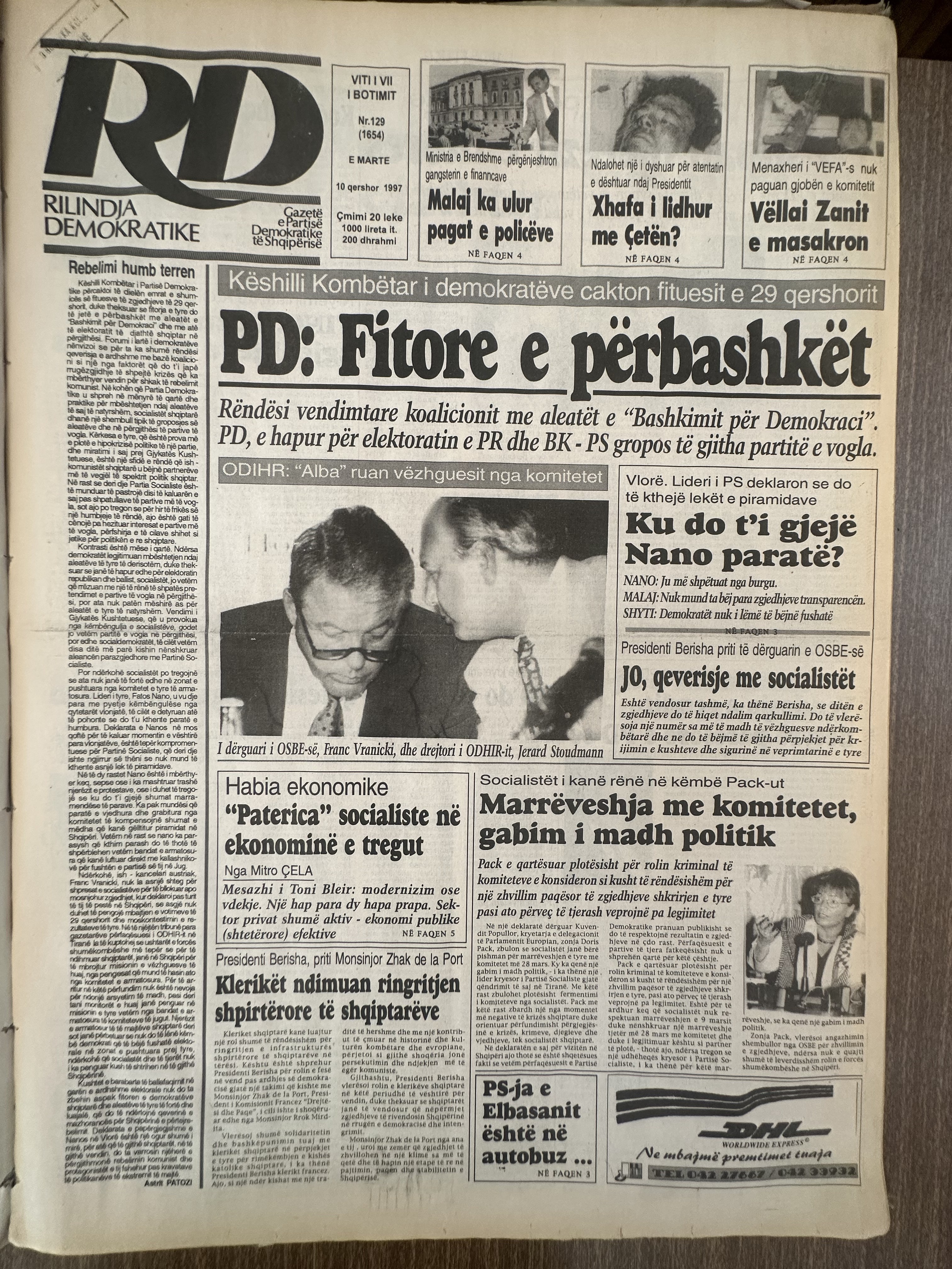 Rilindja Demokratike 1997-06-10